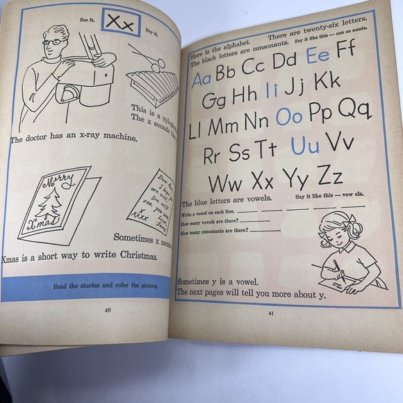 VTG Fun with Words Help Yourself Handwriting Taught In School Whitman 1454 NEW - Picture 2 of 5